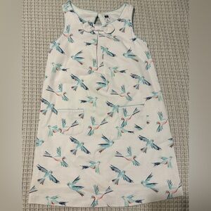 Janie and Jack blue birds shift dress
